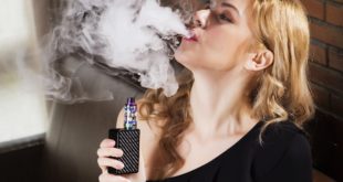 woman vaping