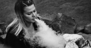 Woman vaping